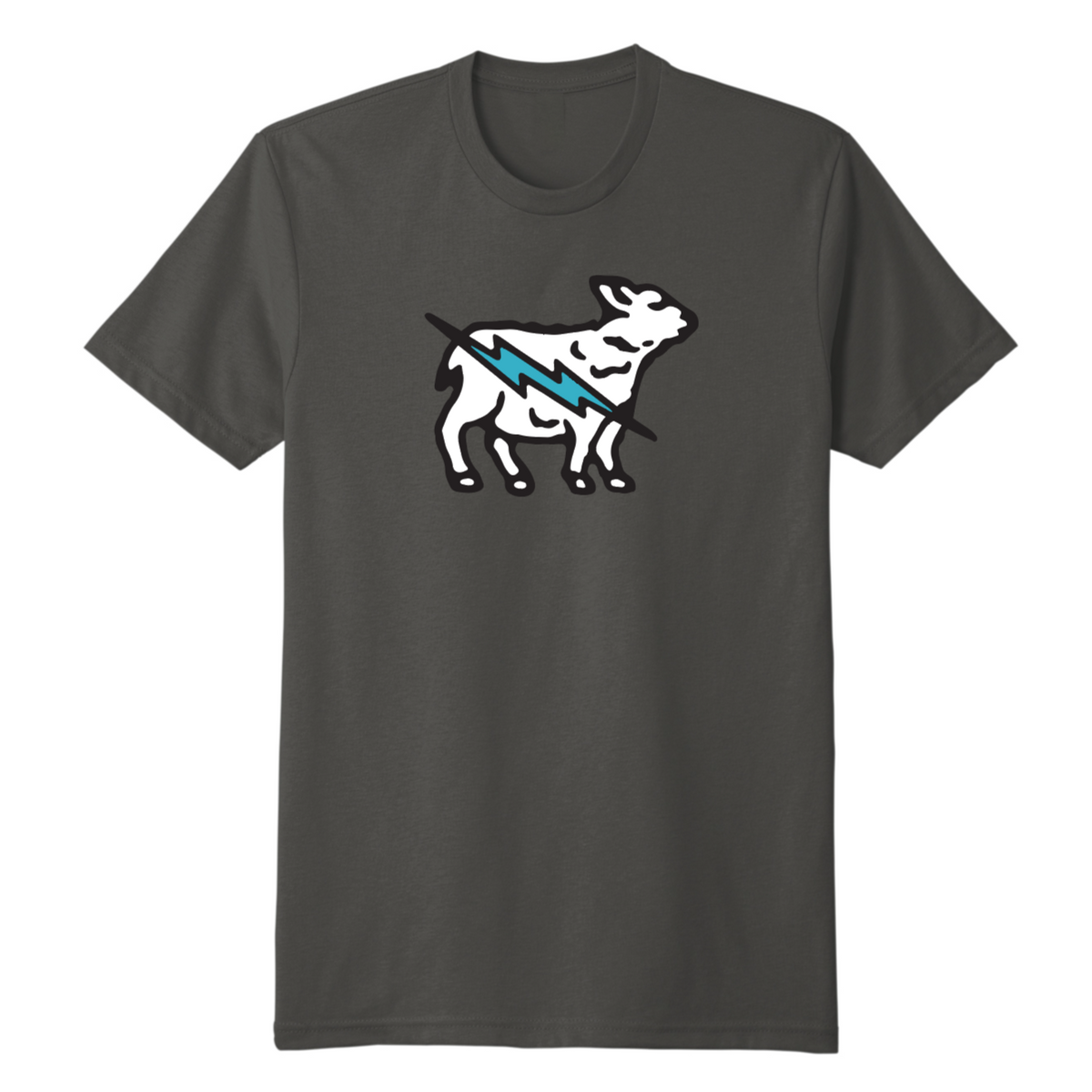Electric Lamb Tee - Charcoal