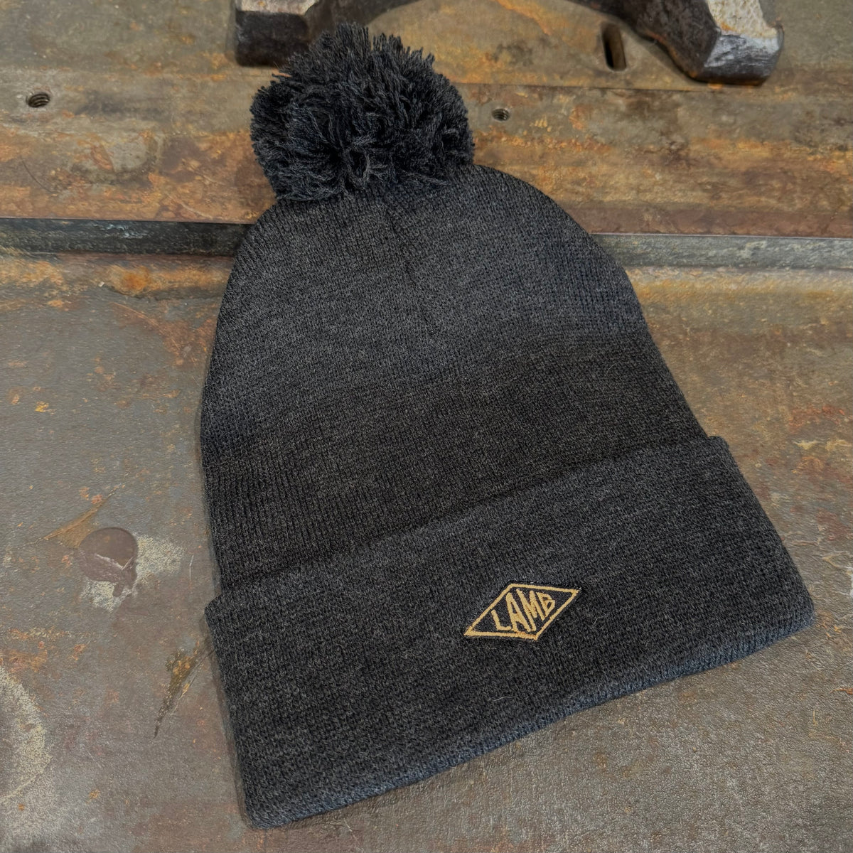 Pom-Pom Cuffed Beanie