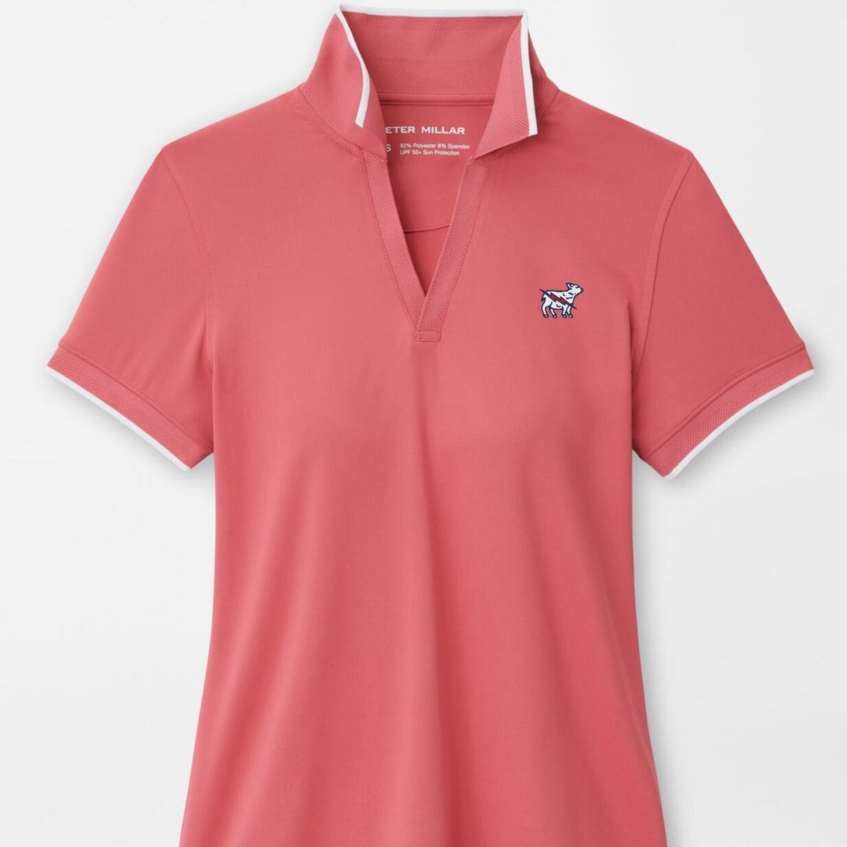 Women&#39;s Peter Millar Betty Drop-V Polo - Cape Red