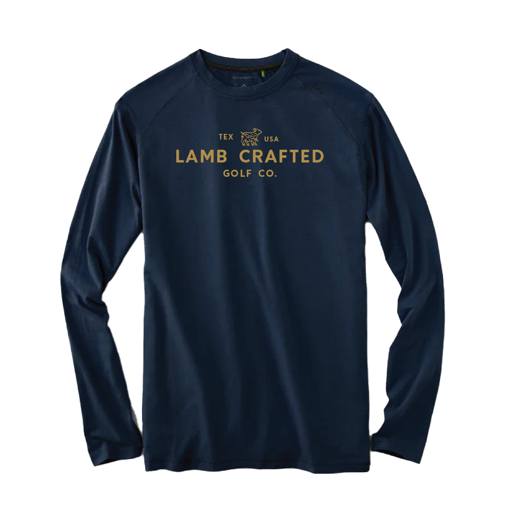 Tasc Carrollton Long Sleeve Fitness T-Shirt - Classic Navy