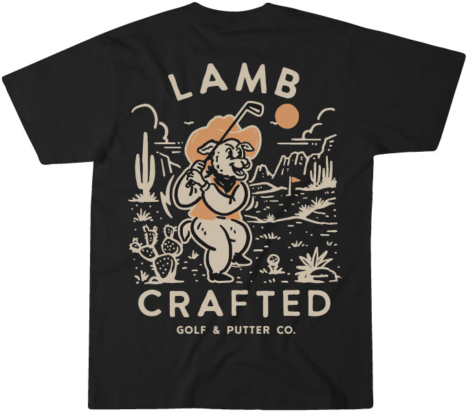 Cowboy Lamb Tee - Black