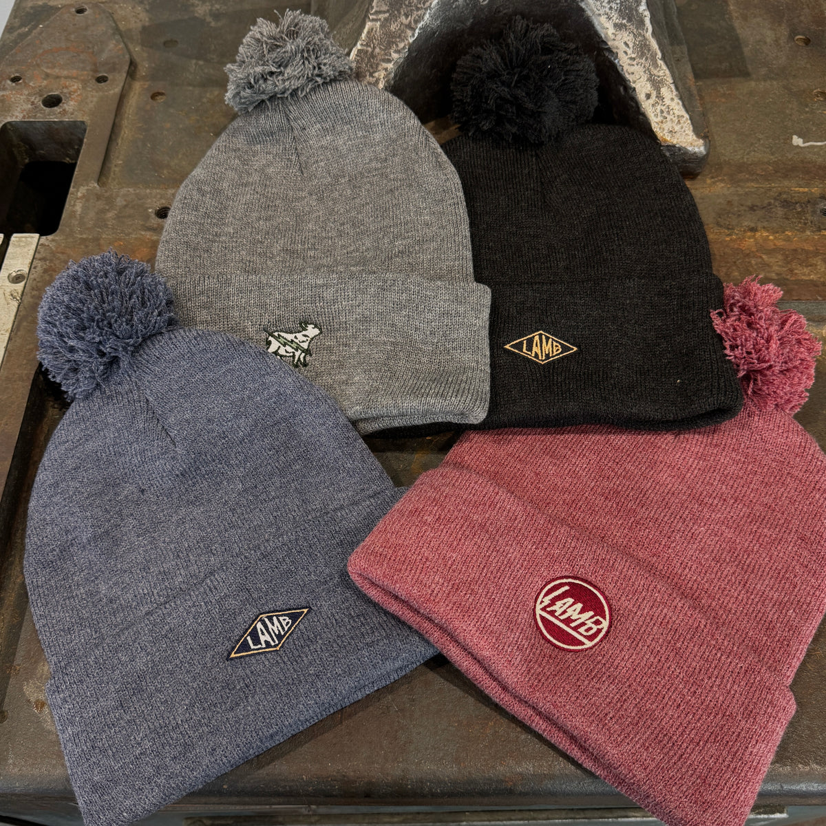 Pom-Pom Cuffed Beanie