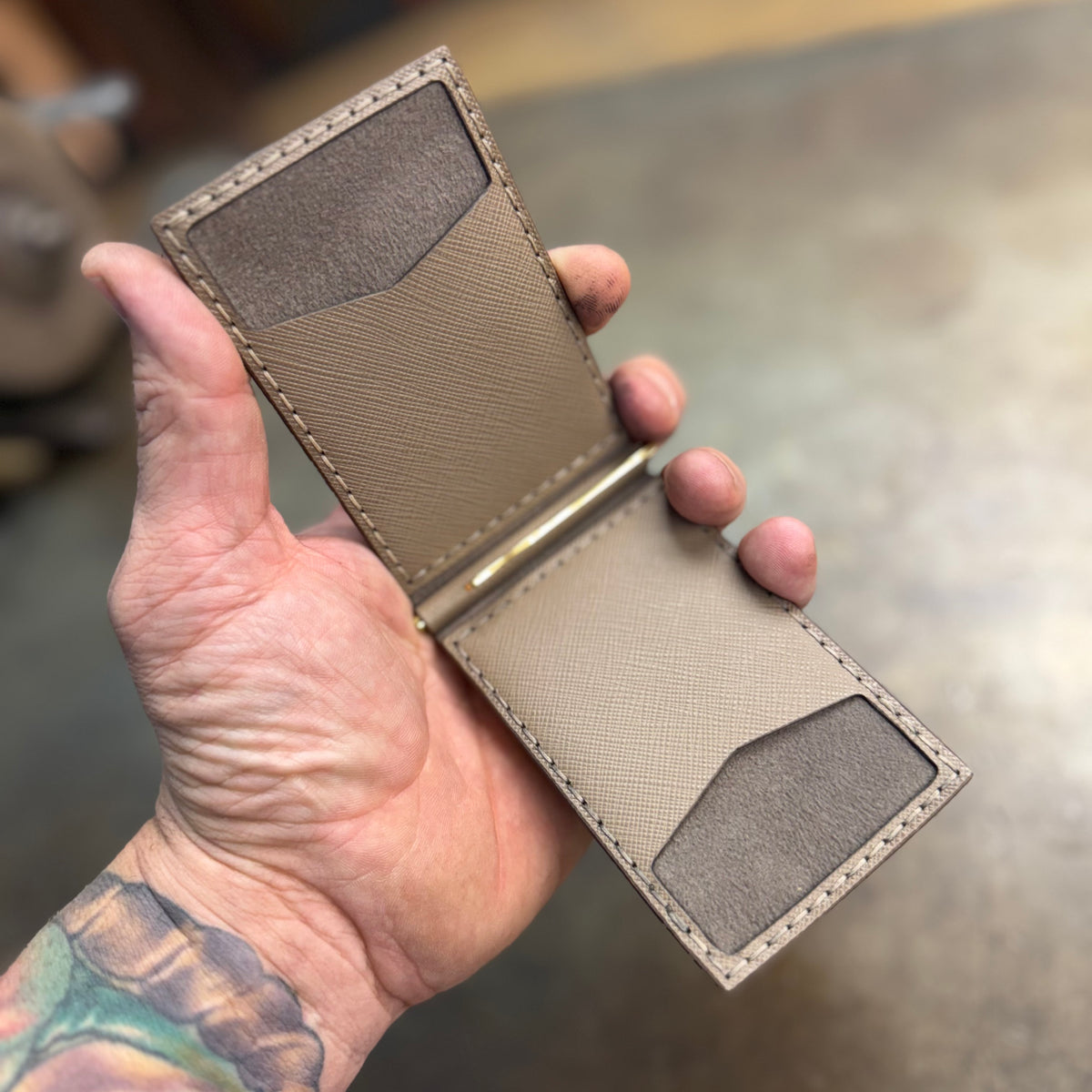 Austin Slim Fold Wallet 3.0 - Himalayan Crocodile