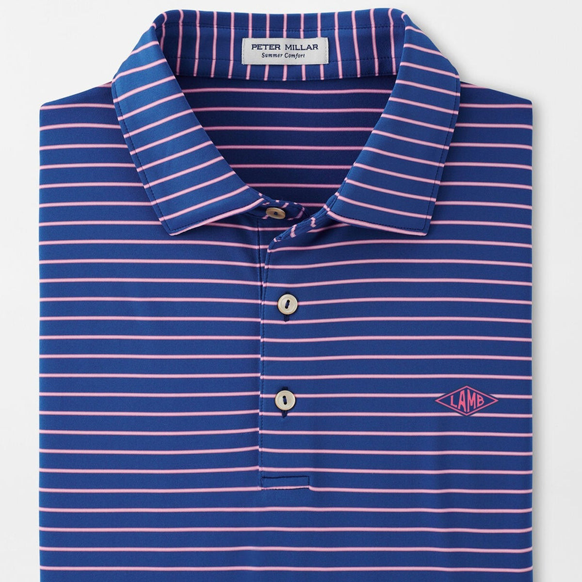 Peter Millar Drum Performance Jersey Polo - Starboard Blue