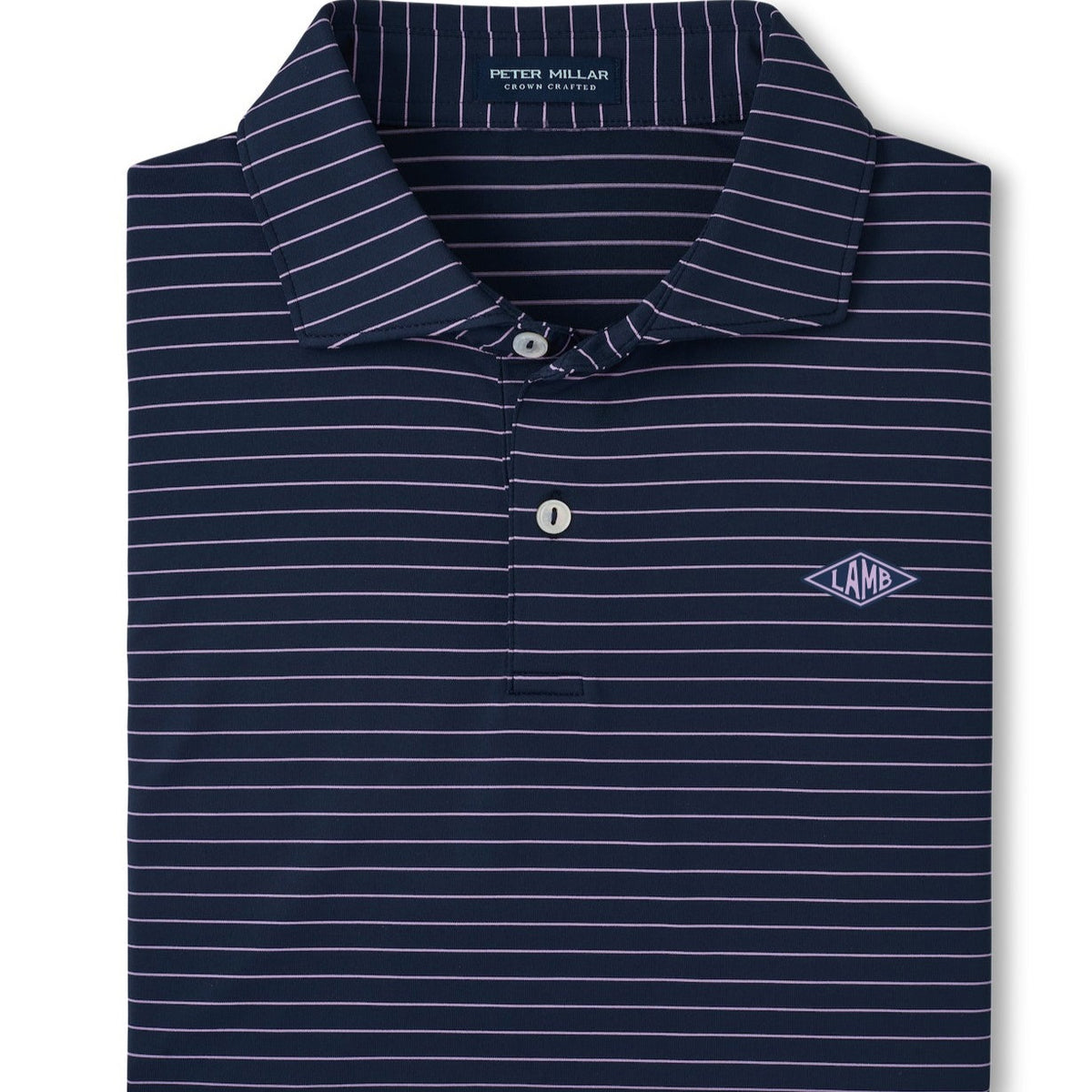 Peter Millar Duet Performance Jersey Polo - Navy - Lamb Crafted