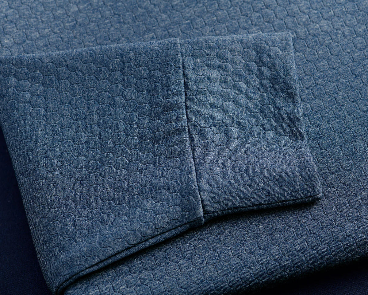 Holderness &amp; Bourne Ellison Hoodie - Heathered Pacific Blue Electric Lamb