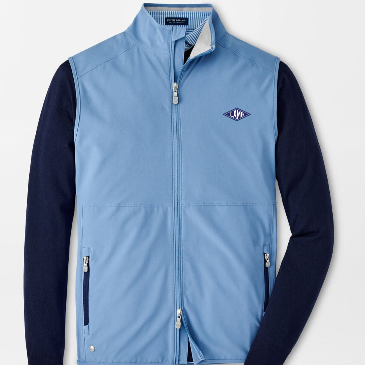 Peter Millar Flex Adapt Full-Zip Vest - Indigo