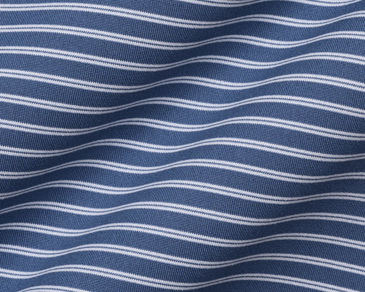Holderness &amp; Bourne Dover Polo - Pacific Blue &amp; White