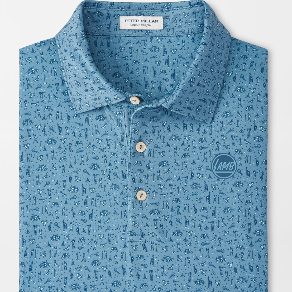 Peter Millar Hole In One Performance Jersey Polo - Lamb Crafted