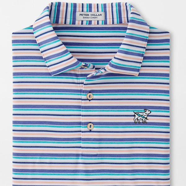 Peter Millar THE PLAYERS Light Blue Jubilee Performance Jersey Polo