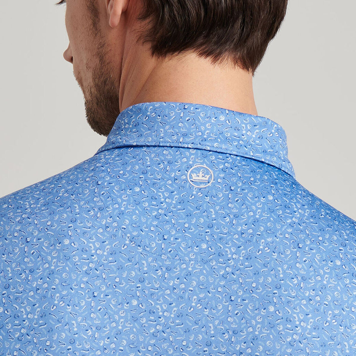 Peter Millar Champagne And Caviar Performance Jersey Polo