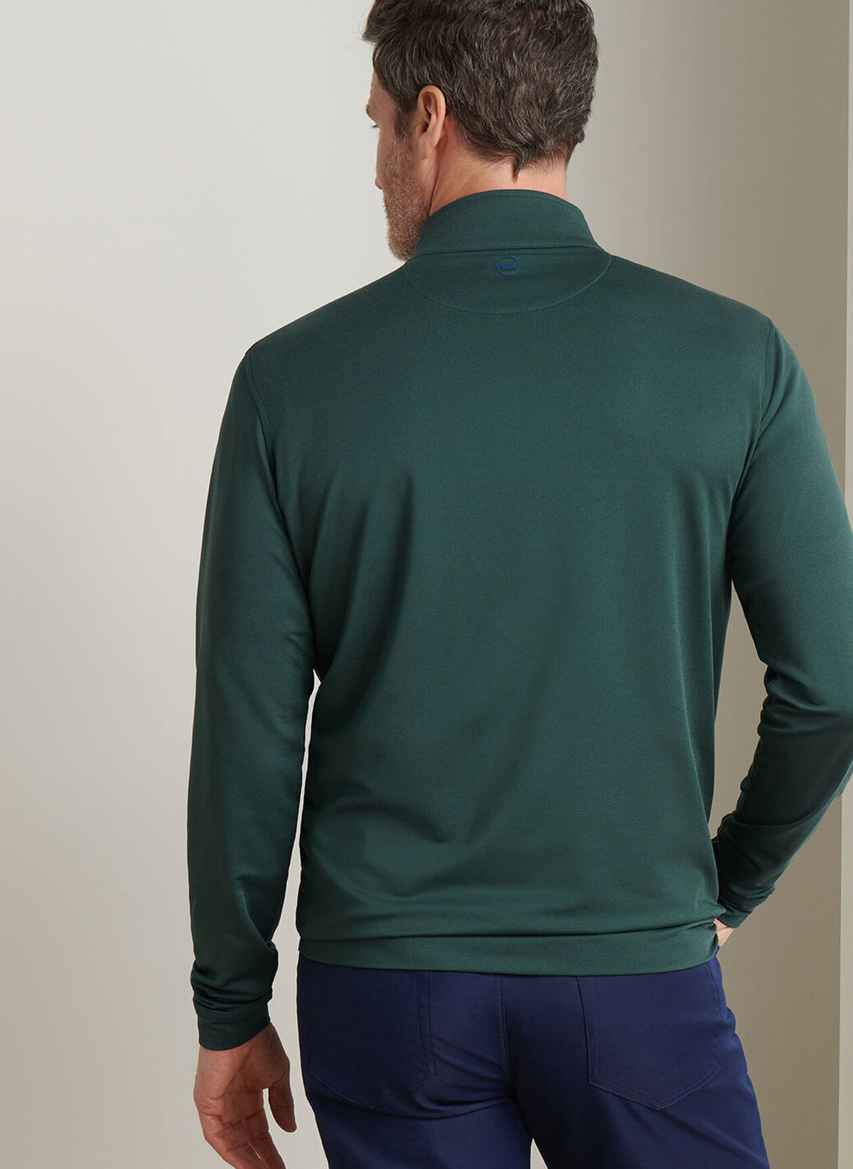 Peter Millar Perth Mélange Performance Quarter-Zip -Nordic Pine