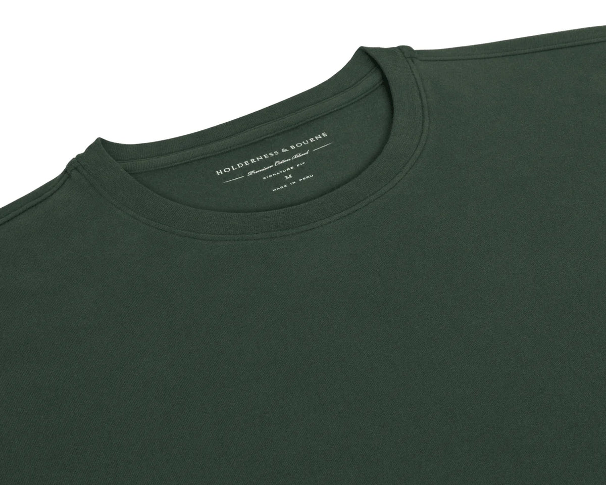 Holderness &amp; Bourne The Mason T-Shirt - Cypress