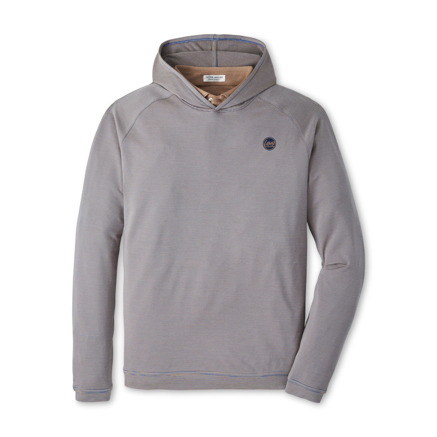 Peter Millar Pine Sugar Stripe Performance Hoodie