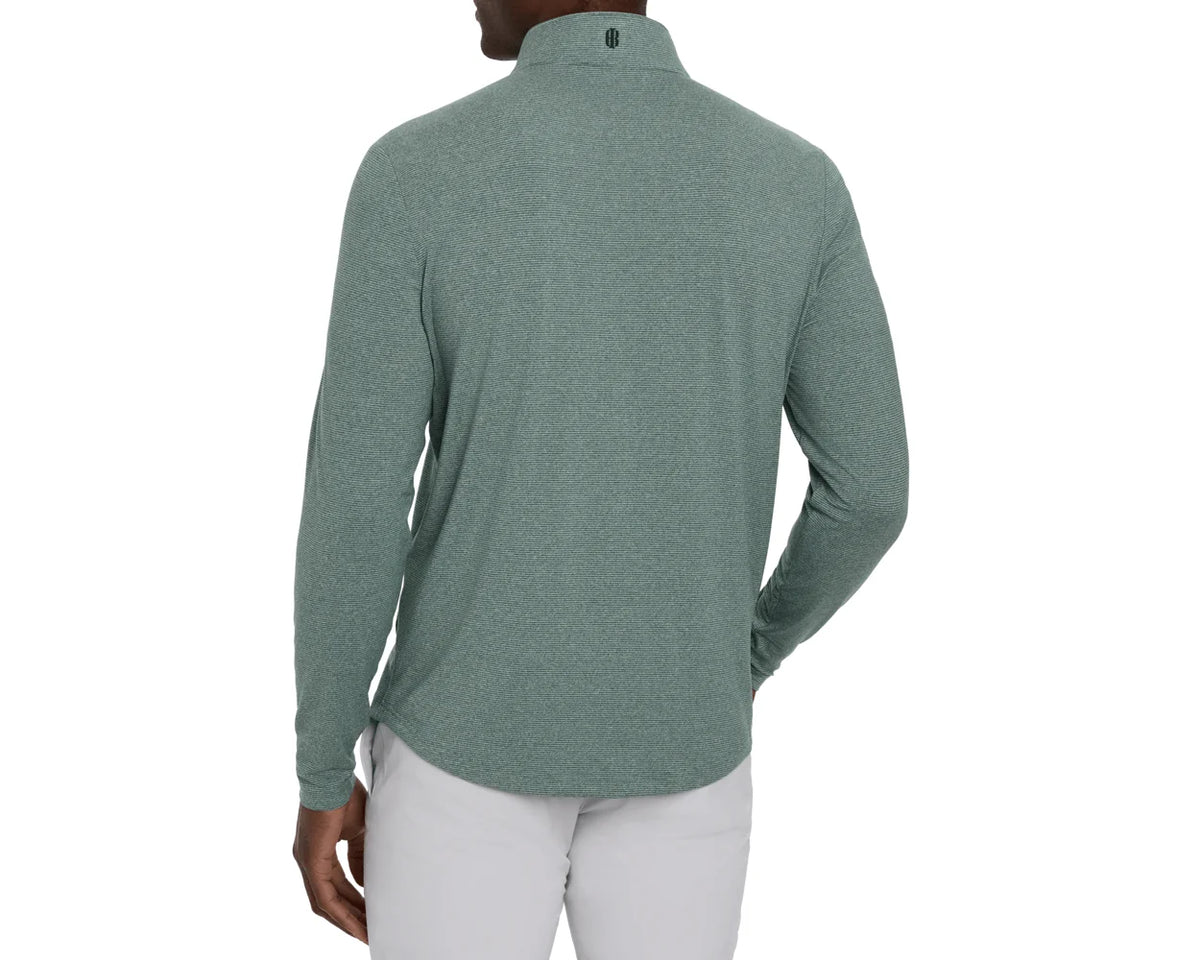 Holderness &amp; Bourne Royce Quarter Zip - Heathered California Spruce