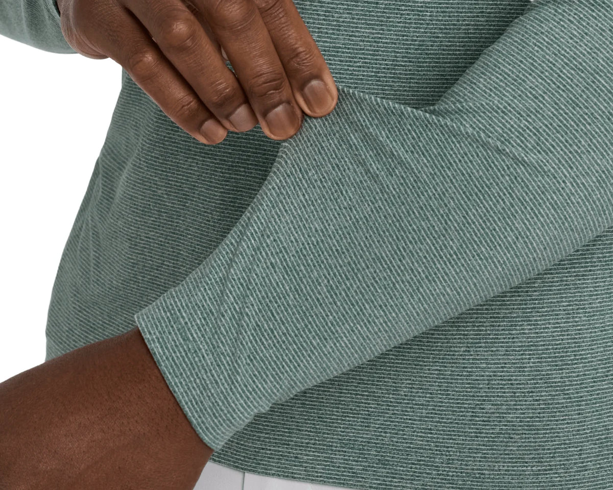 Holderness &amp; Bourne Royce Quarter Zip - Heathered California Spruce