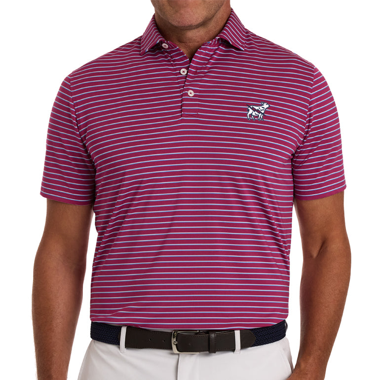 Holderness & Bourne Springer Polo - Cabernet