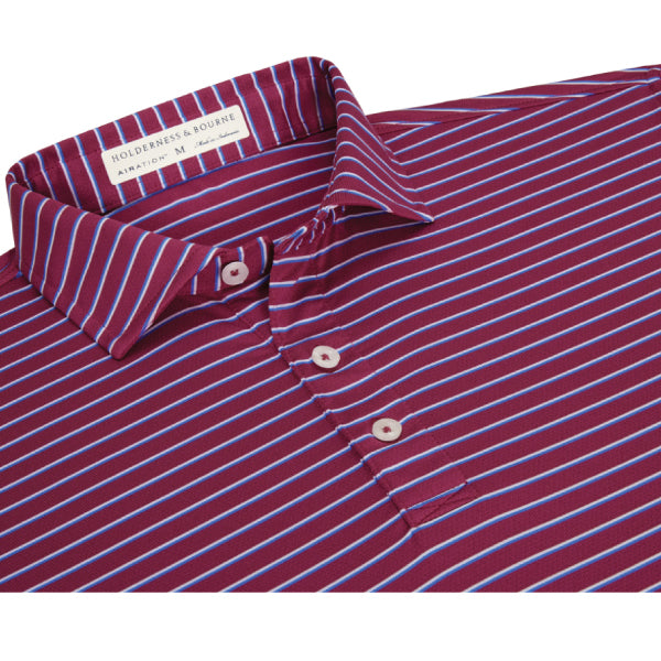 Holderness &amp; Bourne Springer Polo - Cabernet