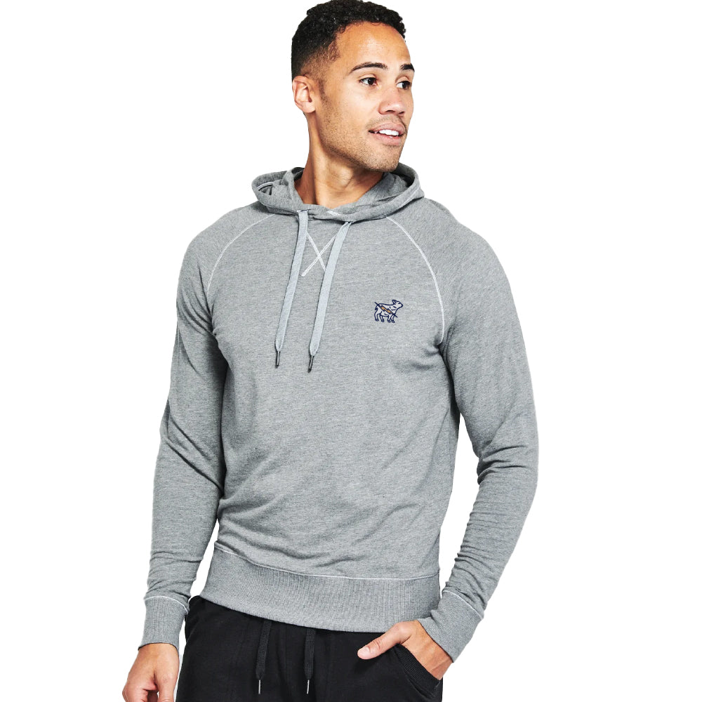 Tasc Varsity French Terry Hoodie - Heather Gray