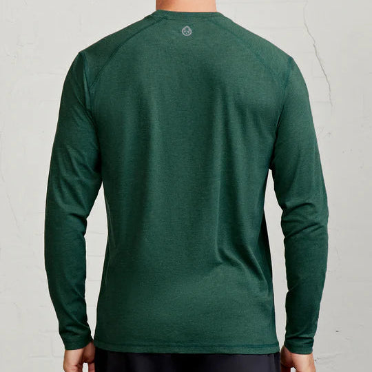 Tasc Carrollton Long Sleeve Fitness T-Shirt - Spruce Heather