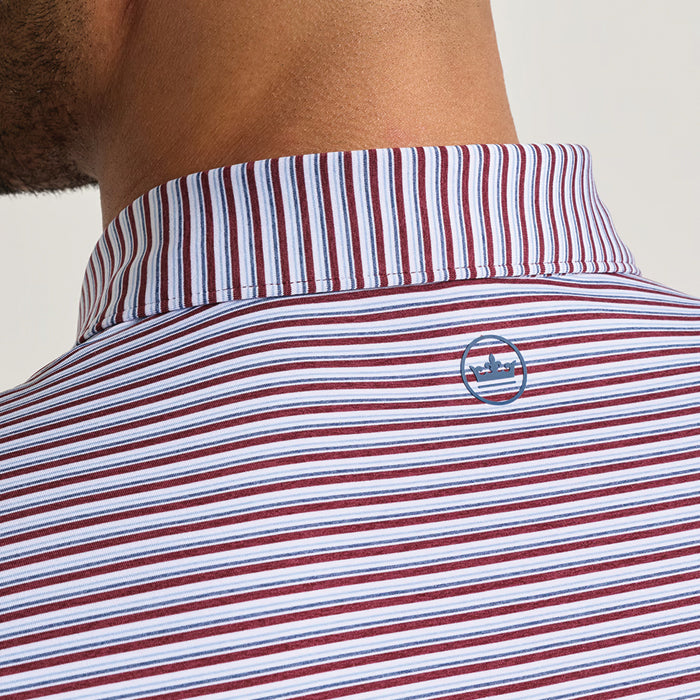 Peter Millar Brooks Performance Jersey Polo - Bordeaux