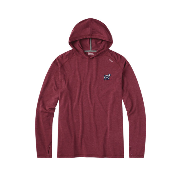 Tasc Carrollton Lightweight Hoodie - Heathered Brick