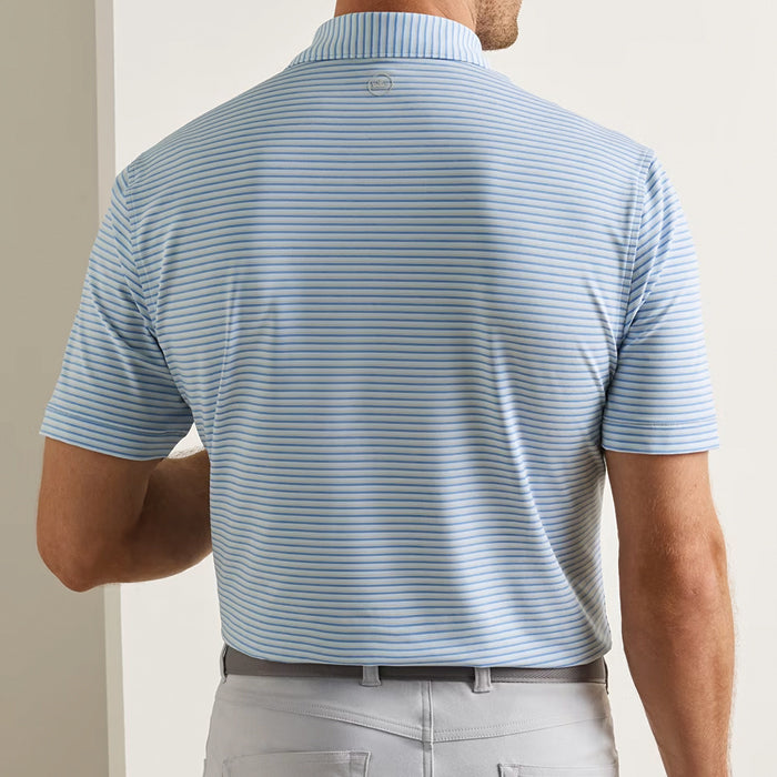 Peter Millar Brooks Performance Jersey Polo - Estate Blue