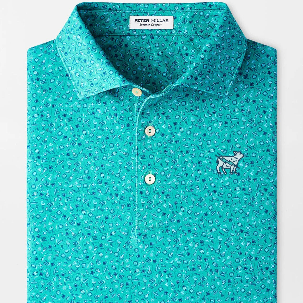 PETER MILLAR Summer Comfort L ターコイズ ターコイズ 色