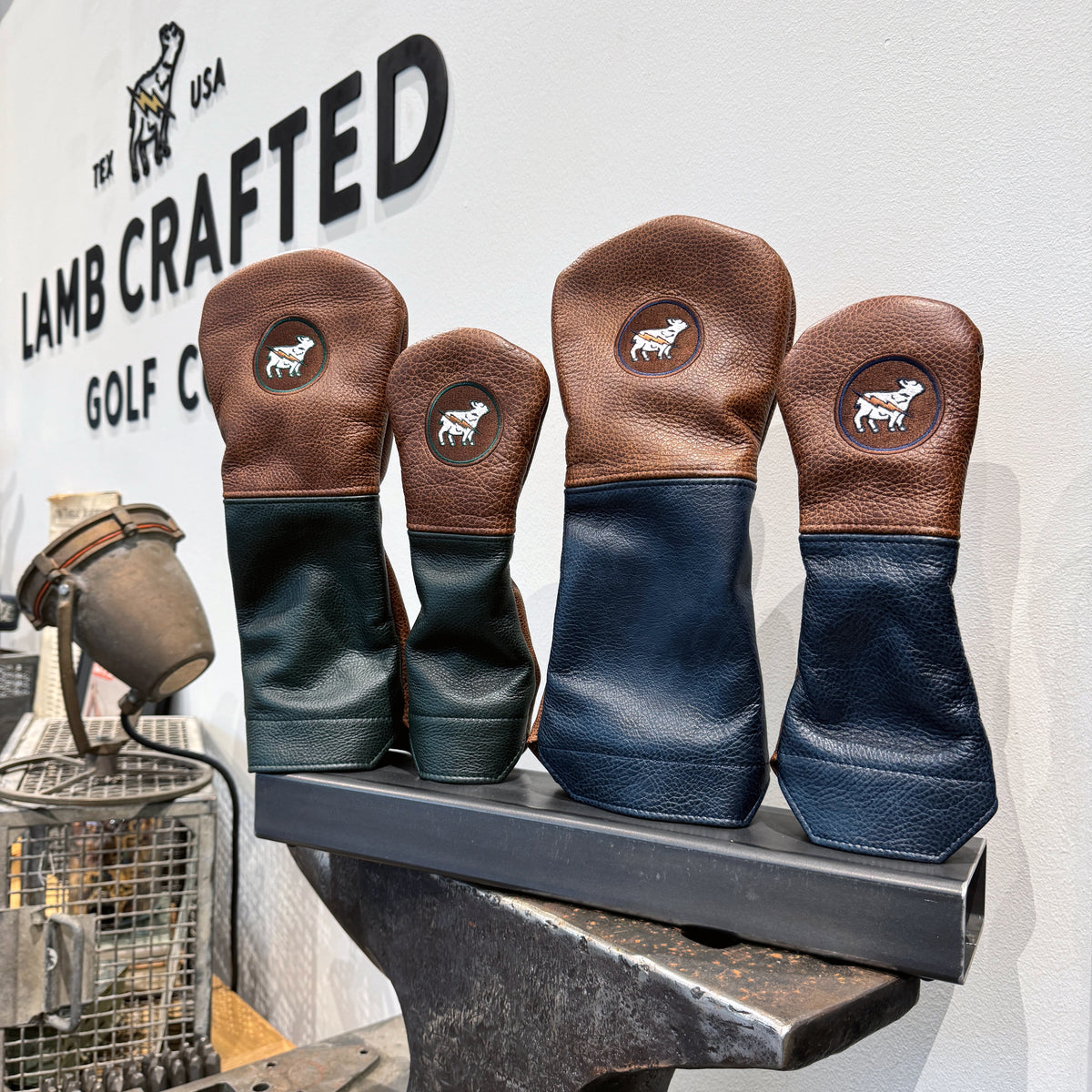 French Seam Italian Torino Leather Headcovers