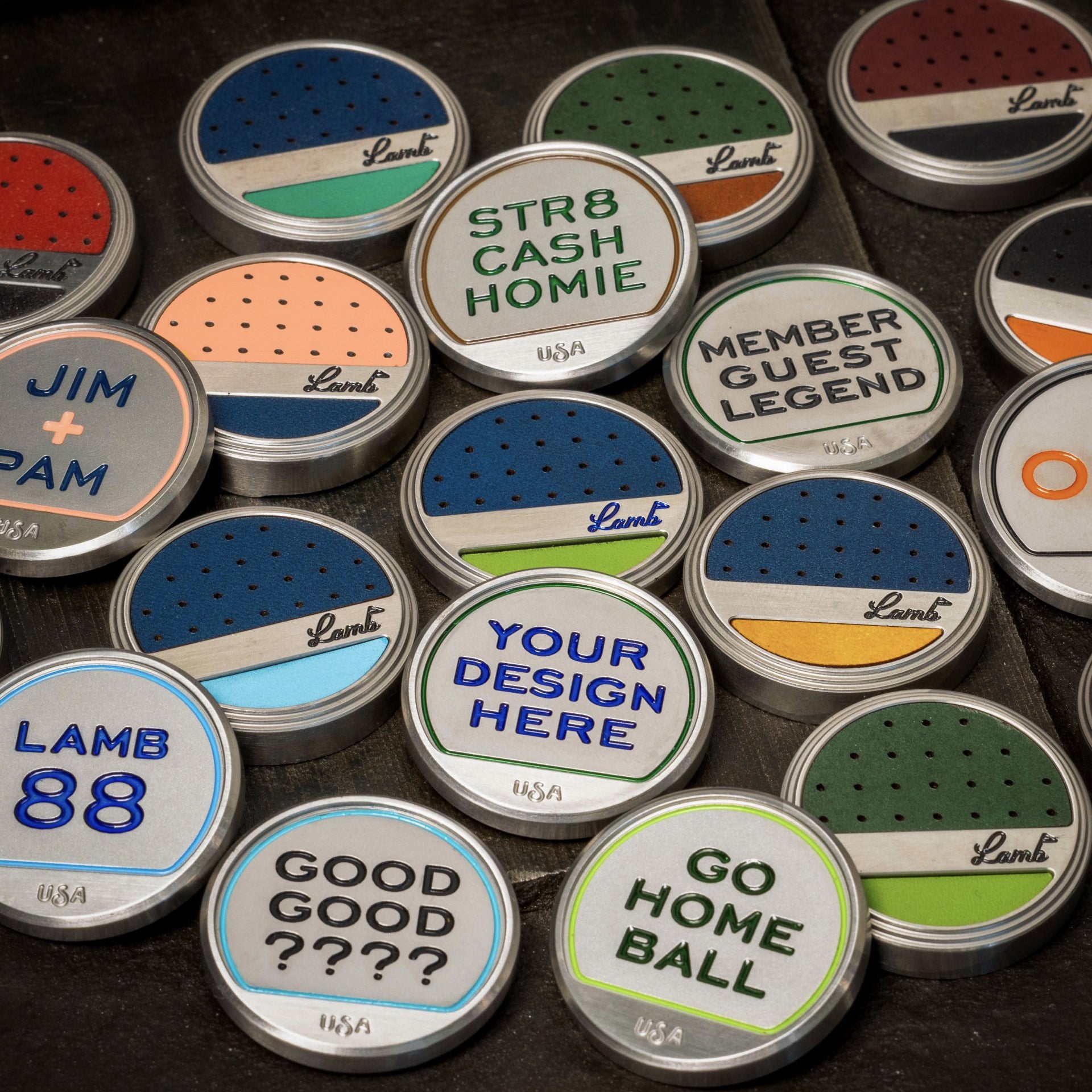 Stainless Two Tone Ball Marker