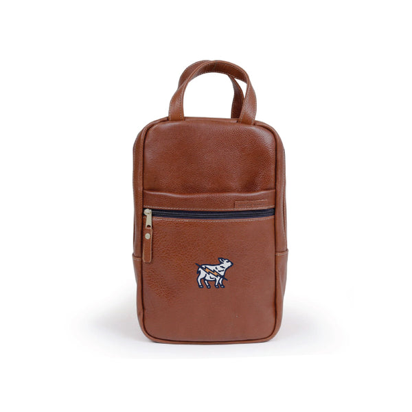 Hudson Sutler Heritage All Leather Golf Shoe Bag - Lamb Crafted