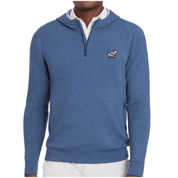 Holderness & Bourne Tilley Quarter Zip Hoodie - Heathered Andover