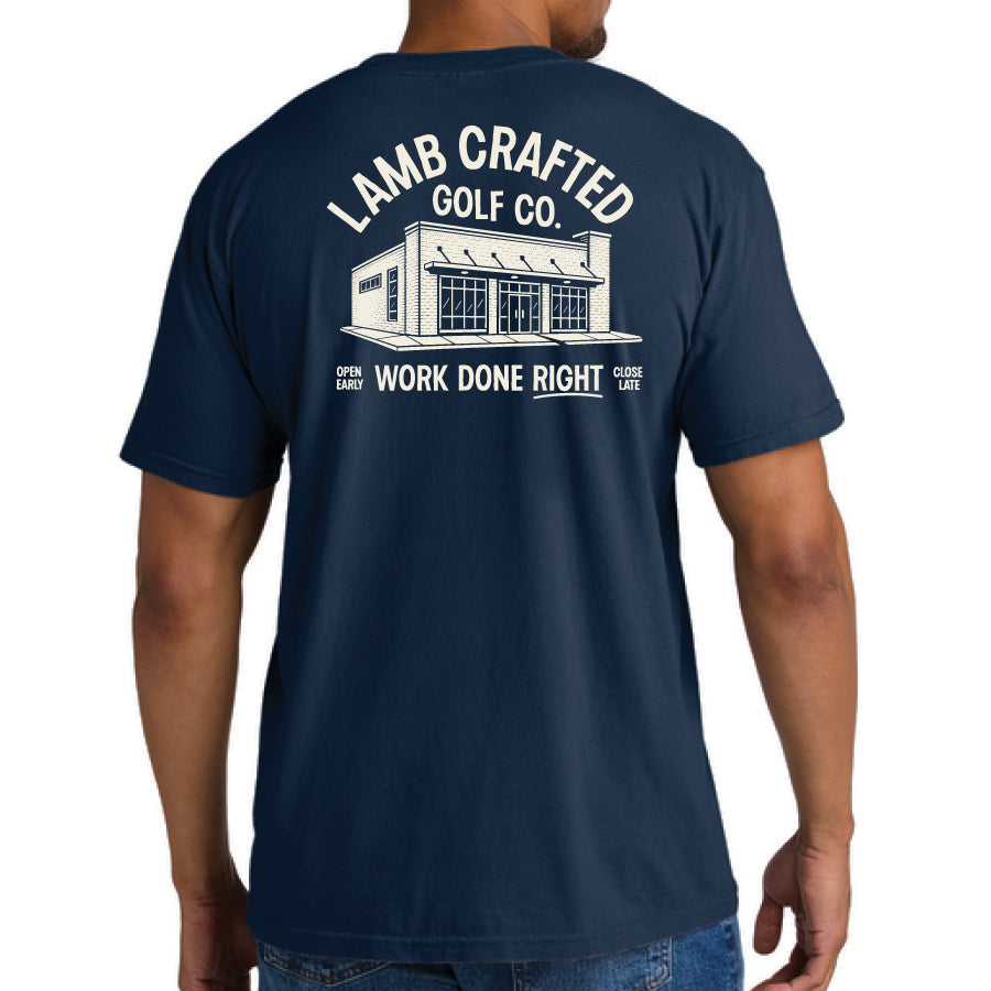 Work Done Right Tee - Navy