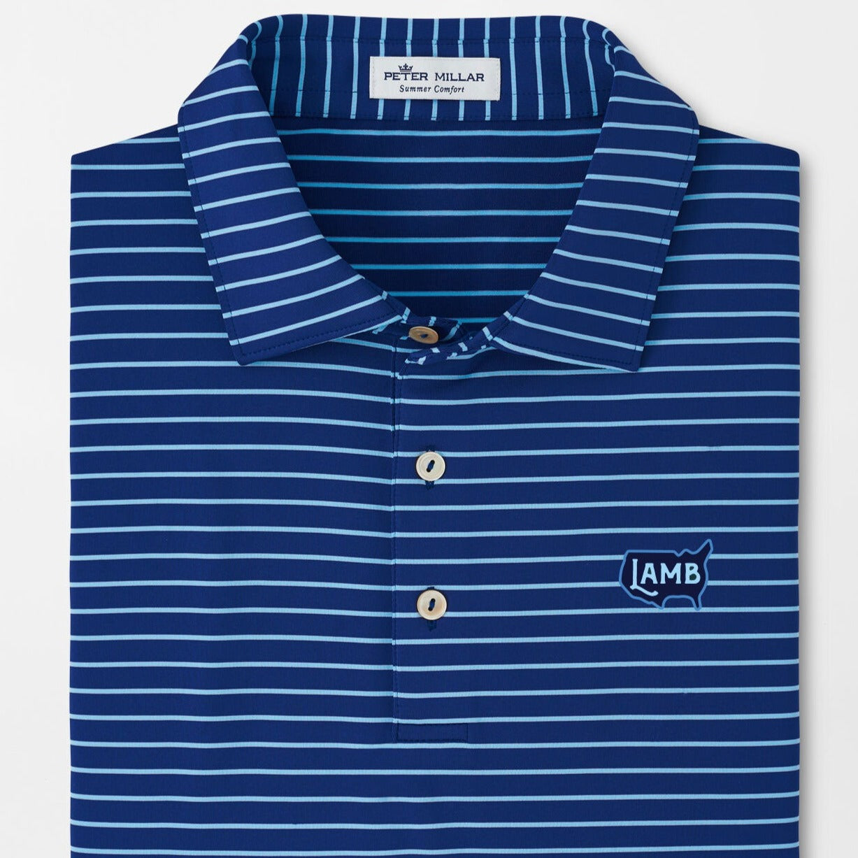 Peter Millar Drum Performance Jersey Polo - Sport Navy