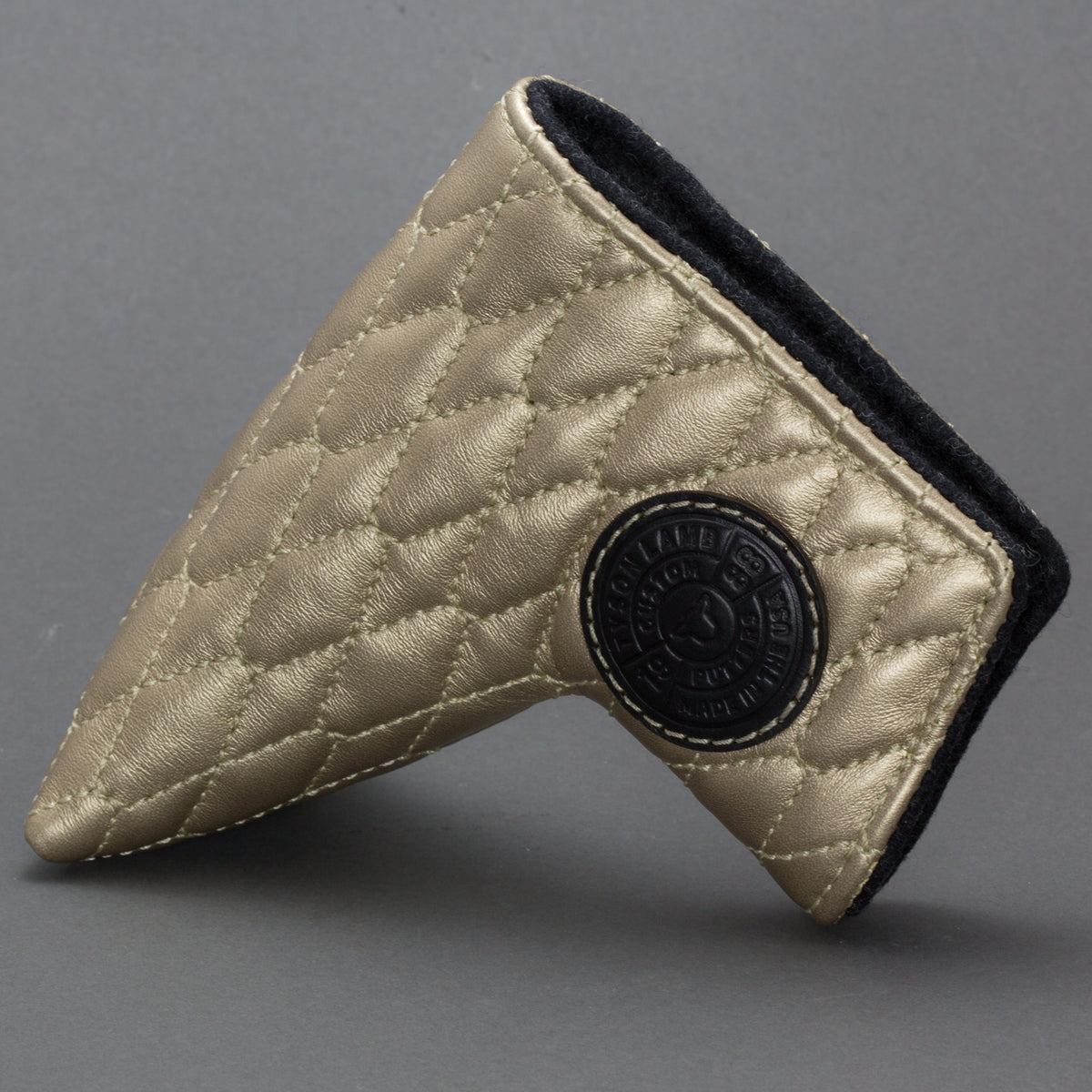 Gold Linx Quilted Leather Putter Cover ***LIMIT 1*** - Lamb Crafted