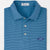 Peter Millar Jubilee Stripe Performance Polo- Sport Navy