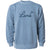Lamb Script Crewneck Sweatshirt - Slate Blue